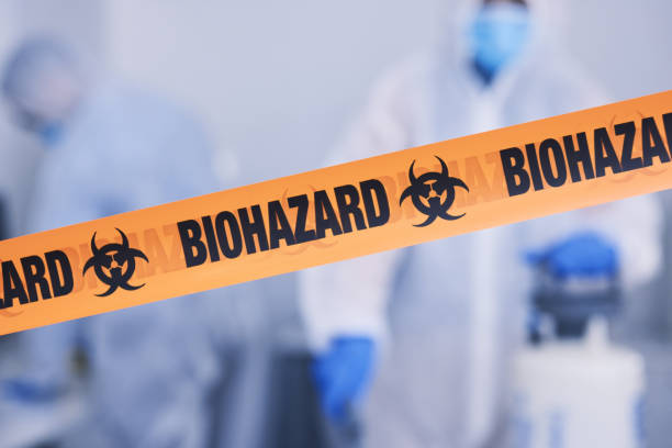 Professional Biohazard technician working in Greenacres, FL